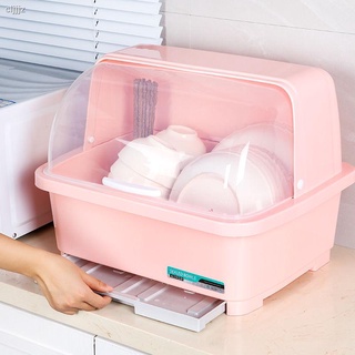 Giá nhựa đựng tô chén có nắp đậy tiện dụng cho nhà bếp 0602