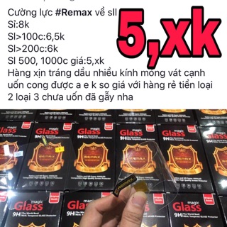 Combo 20 cường lực remax