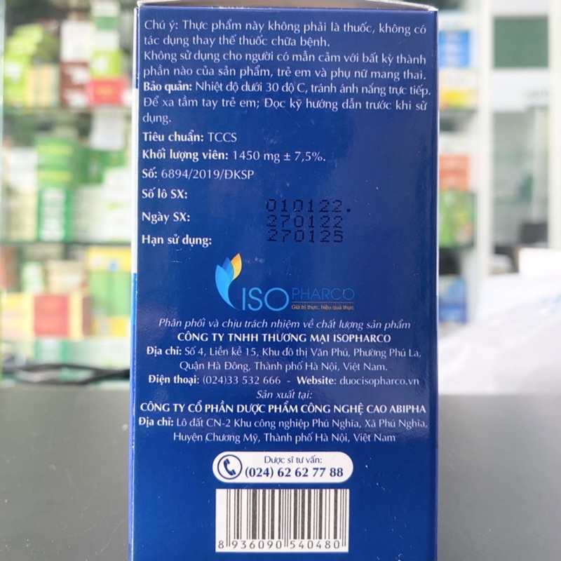 Maxbone Gold Isopharco - Hỗ trợ giảm đau xương khớp, thoái hóa khớp