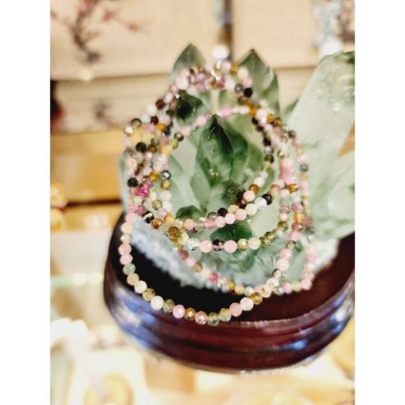 Vòng tay phong thủy đá tourmaline tài lộc - may mắn - bình an