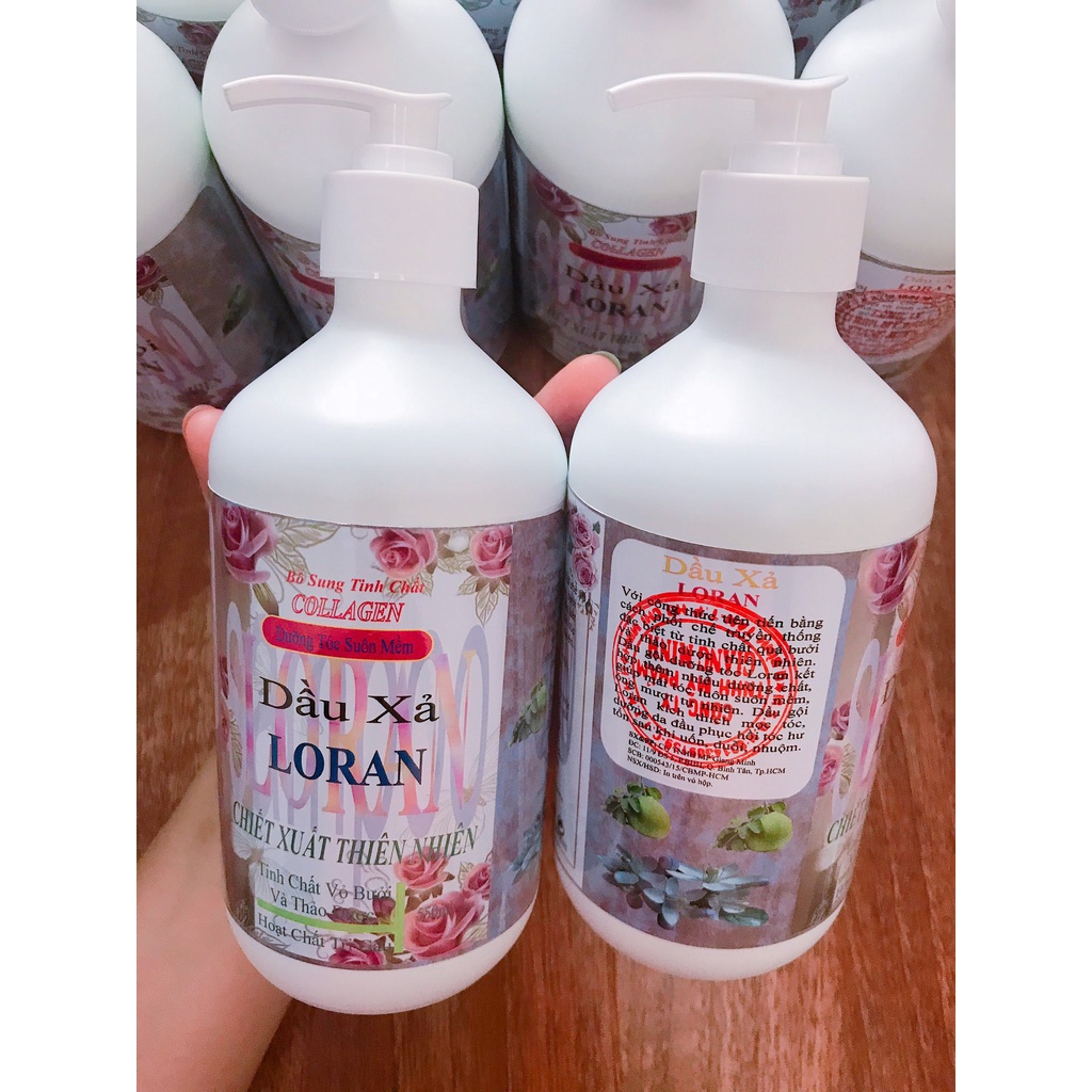 Dầu cặp bưởi loran hàng thanh lý gội+xả chai 500ml