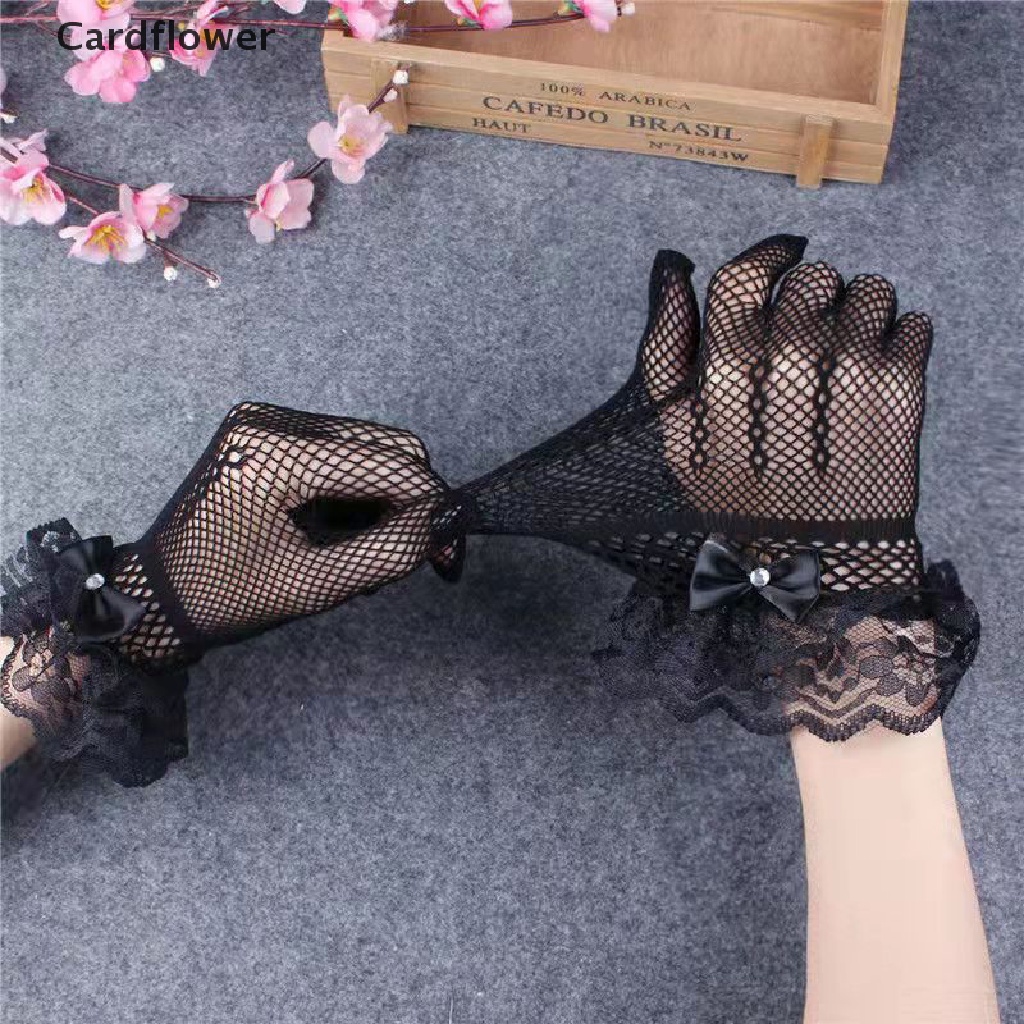 Găng Tay Chống Nắng Phối Ren Siêu Mỏng Thoáng Khí Cho Cô Dâu Trong Tiệc Cưới