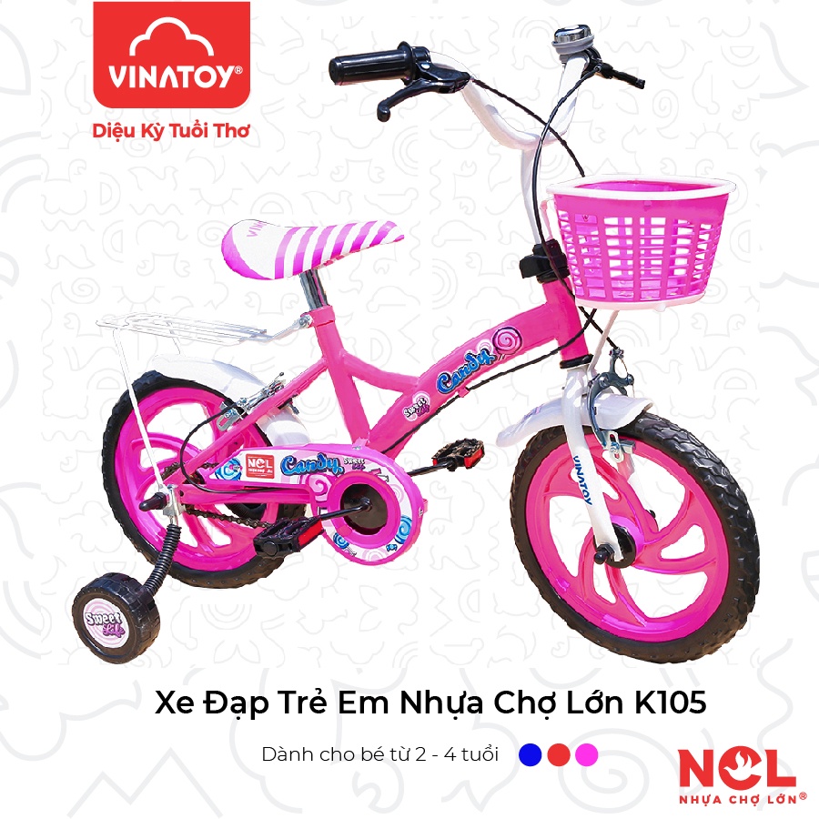 Xe Đạp Trẻ Em K105 - Cho Bé Từ 2 đến 4 Tuổi