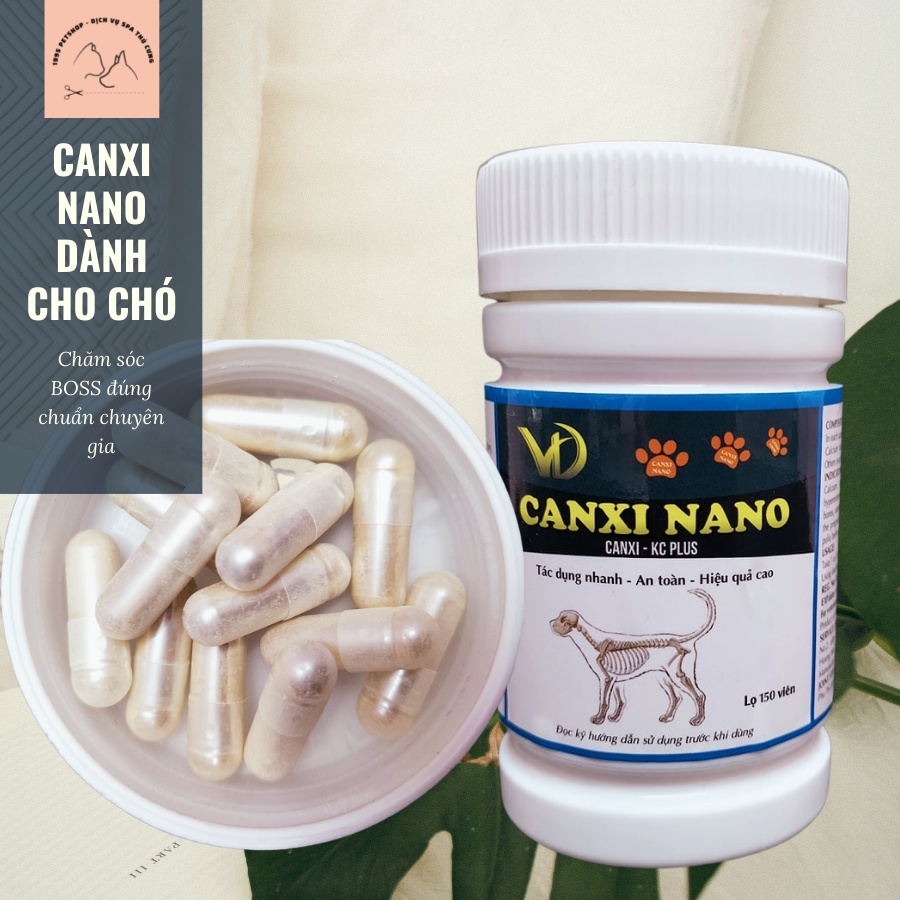 10 viên lẻ Canxi nano cho chó