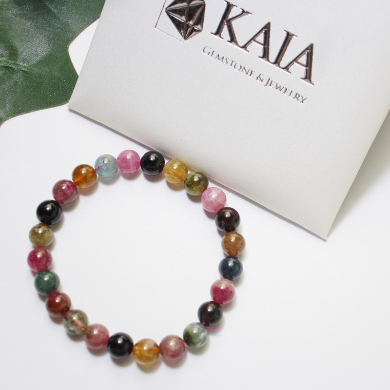 Vòng tay phong thuỷ Tourmaline 7 li VIP - KAIA