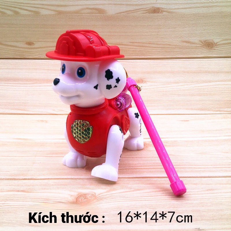 Đồ chơi chú chó cứu hộ chạy bằng pin có nhạc thú vị cho bé trai bé gái