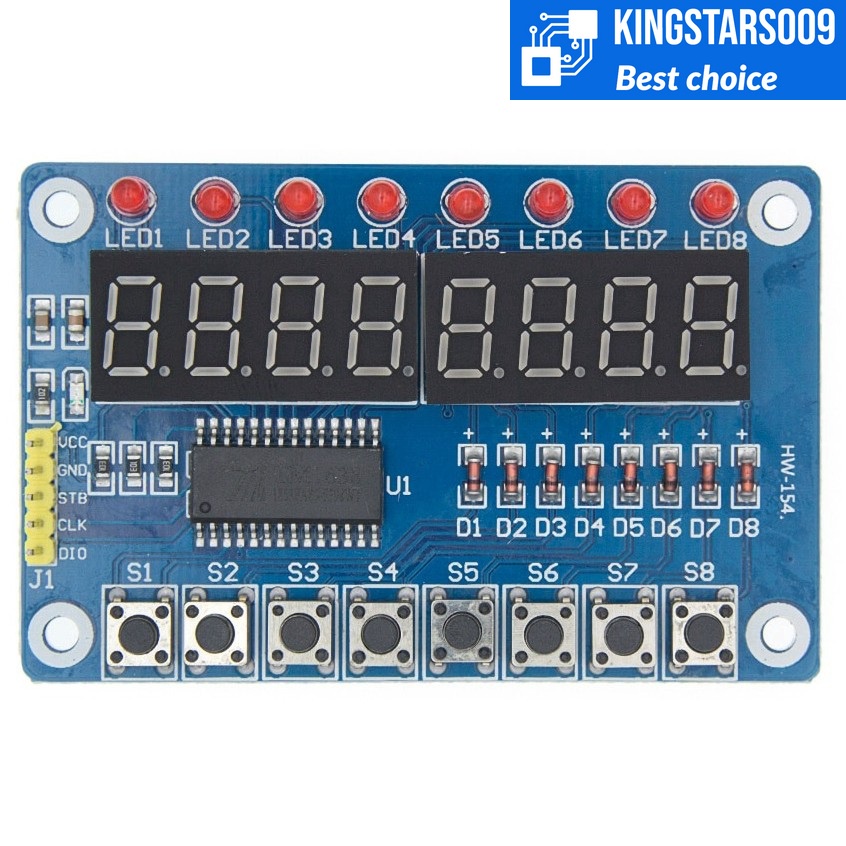 Mạch phát triển LED &amp; KEY TM1638