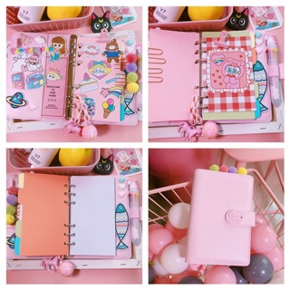 sổ còng Planner A6 bìa PU