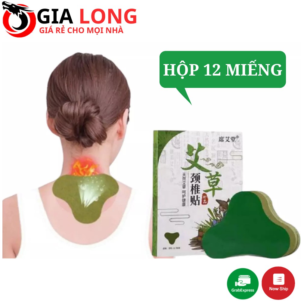 Hộp 12 Miếng Dán Vai Gáy Đông Y Thảo Dược-Chăm Sóc Sức Khoẻ Gia Đình Bạn