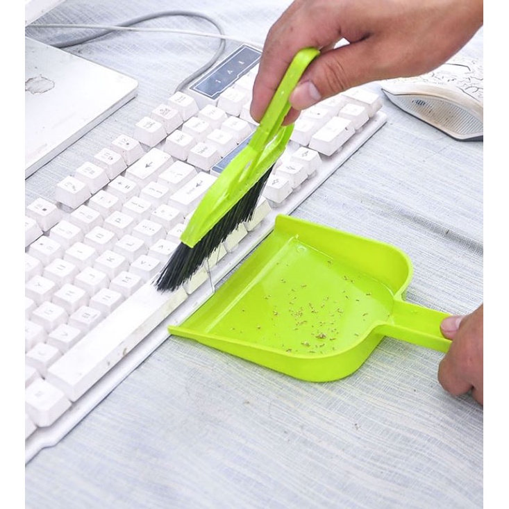 Bộ Chổi Và Hót Rác Quét Dọn Văn Phòng - Quét Bàn Thờ Mini