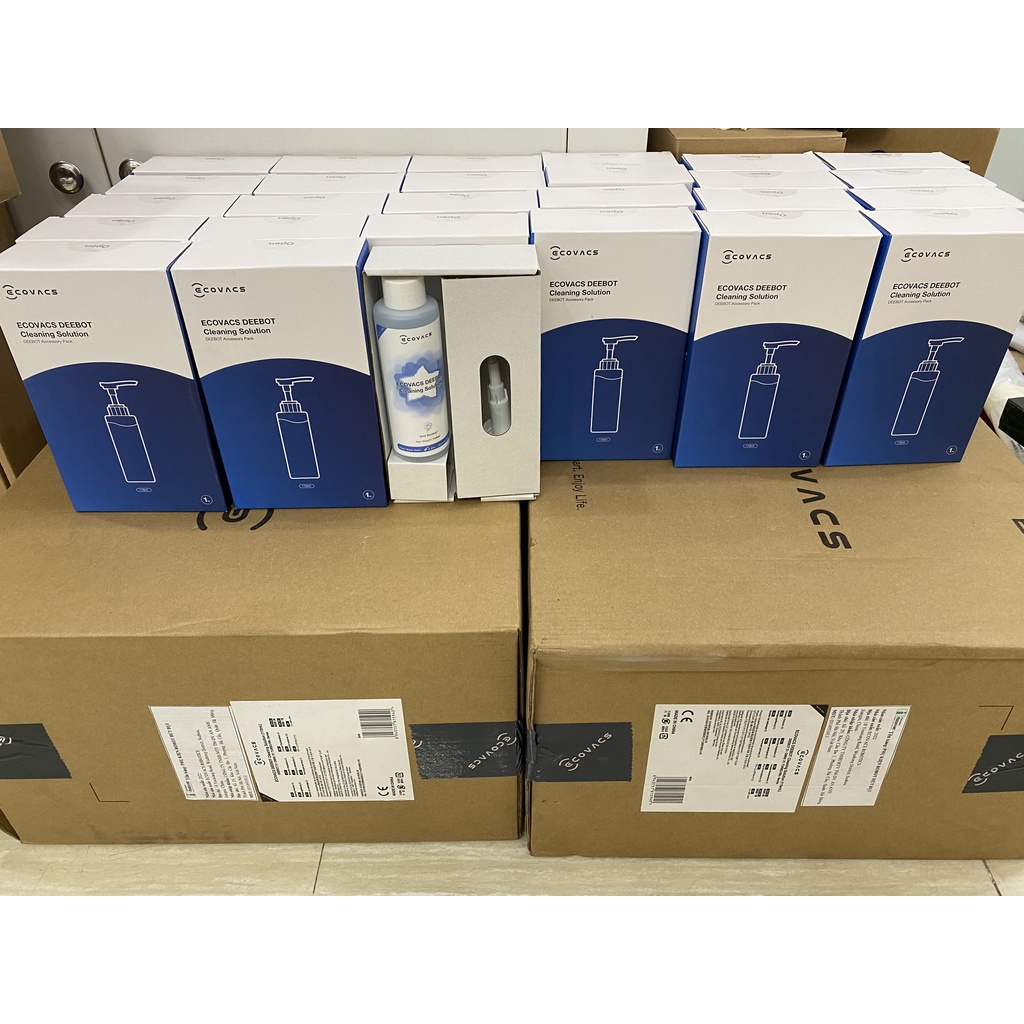 Nước lau sàn chính hãng cho Robot hút bụi Ecovacs Deebot T8, T9, T10, X1 Omni, X1 Turbo, N9 plus Dreame W10 110ML