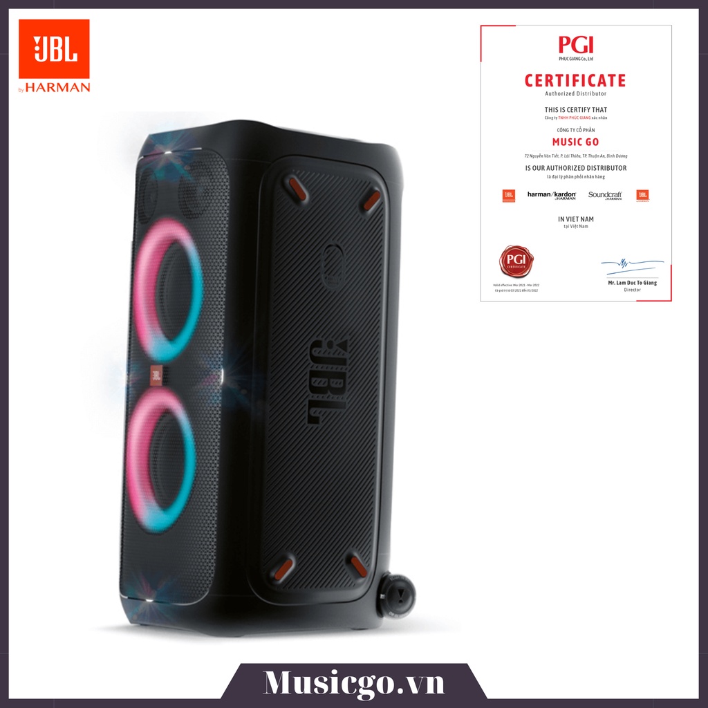 Loa Bluetooth Di Động JBL Partybox 310 | Tính Năng Karaoke Bluetooth 5.1 | Chống Nước IPX4