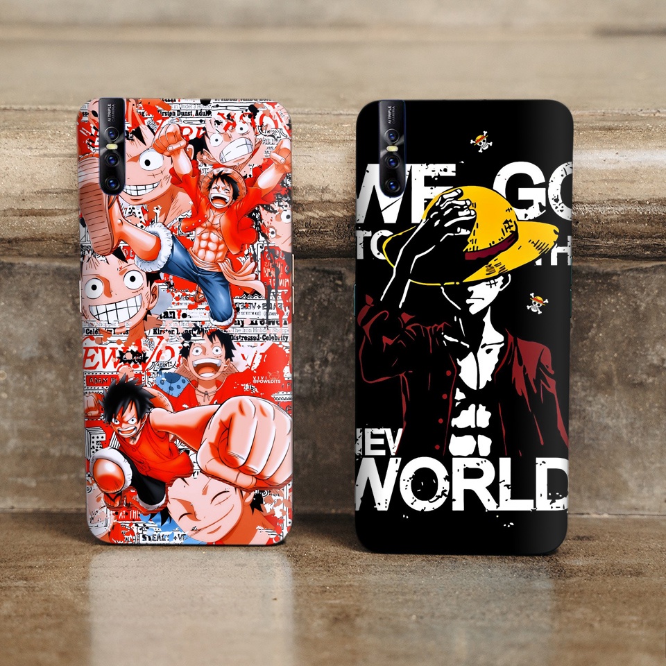 Miếng Dán Skin Điện Thoại In Hình Luffy One Piece Cho Iphone 6/ 7/ 8/ X/ XS/ 11/ 11 Pro Max Và Các Dòng Máy Android