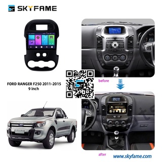 Mặt dưỡng màn hình dvd android 9” 10” ford ranger 2006-2011 2012-2015 2016-2019 2020 2021 cắm jack nguồn zin