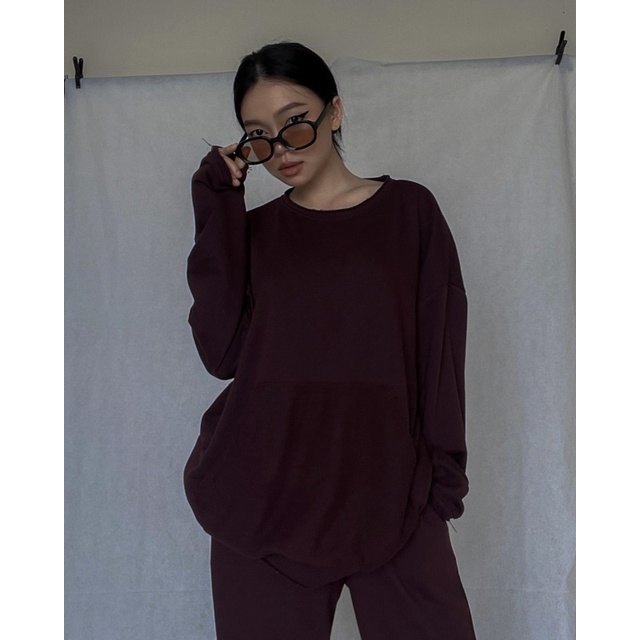 MAHU - ÁO SWEATER NỈ TAY DÀI CABO | BigBuy360 - bigbuy360.vn