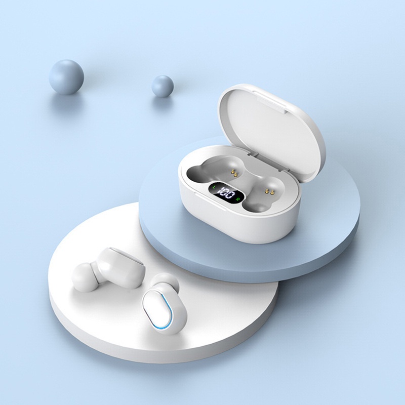 Tai Nghe Bluetooth 5.0 E7S Không Dây Chống Thấm Nước Có Màn Hình LED