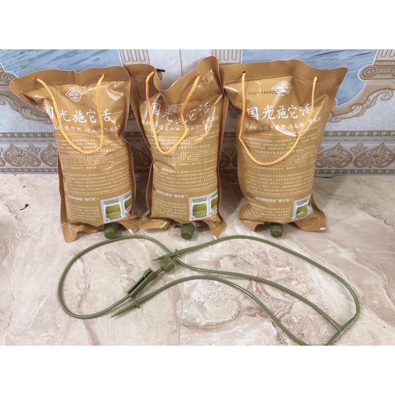 túi 1 lít dịch truyền dinh dưỡng cho cây