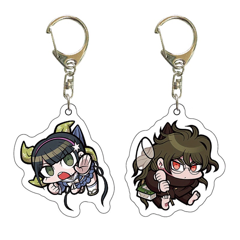 1 Móc Khóa Hình Nhân Vật Anime Danganronpa V3:Killing Harmony Saihara Shuichi Kokichi Oma