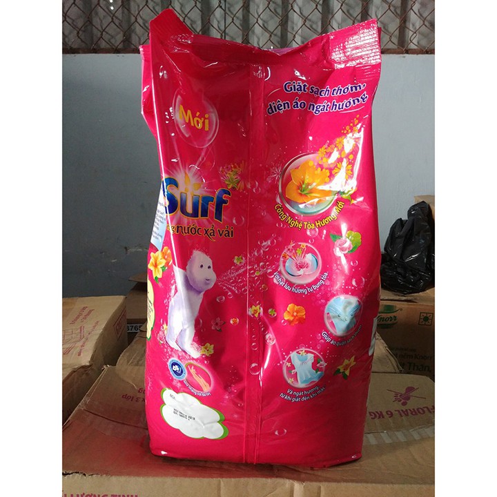 Bột Giặt Surf Hương Nước xả vải 5.8kg