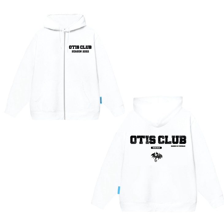 Áo Khoác Zip Local Brand Unisex Otis Club - Hoodie Zip Kéo Otis