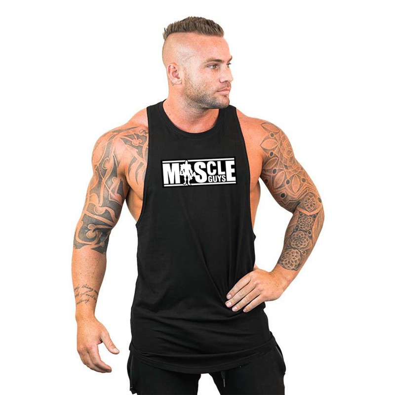 Mens Korean Fashion Vest Sinlgets Cotton Oneck Sleeveless Mens Fashion Otdoor Training Wear