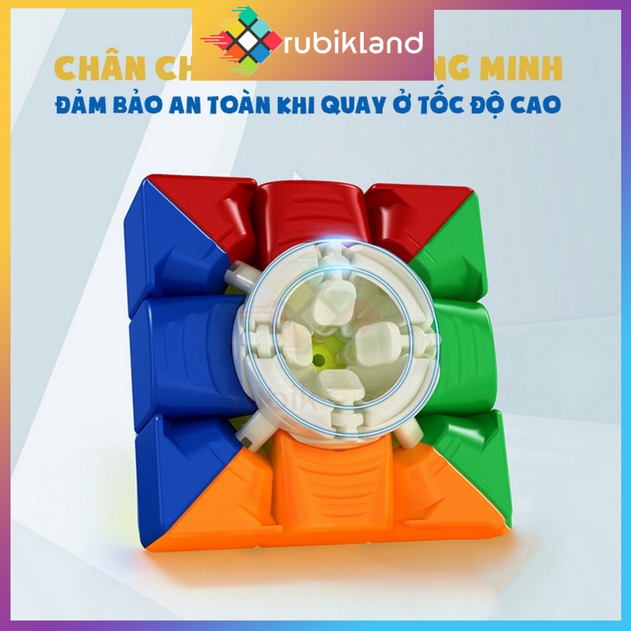 Rubik 3x3 RS3M 2020 MF3RS3 M Có Nam Châm Rubic 3 Tầng Stickerless 3x3x3 Đồ Chơi Trí Tuệ Trẻ Em