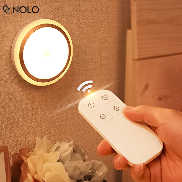Đèn Treo Tường Để Bàn Pin Sạc Ánh Sáng Vàng LED201 Có Remote Điều Khiển Từ Xa Chức Năng Tăng Giảm Độ Sáng Hẹn Giờ