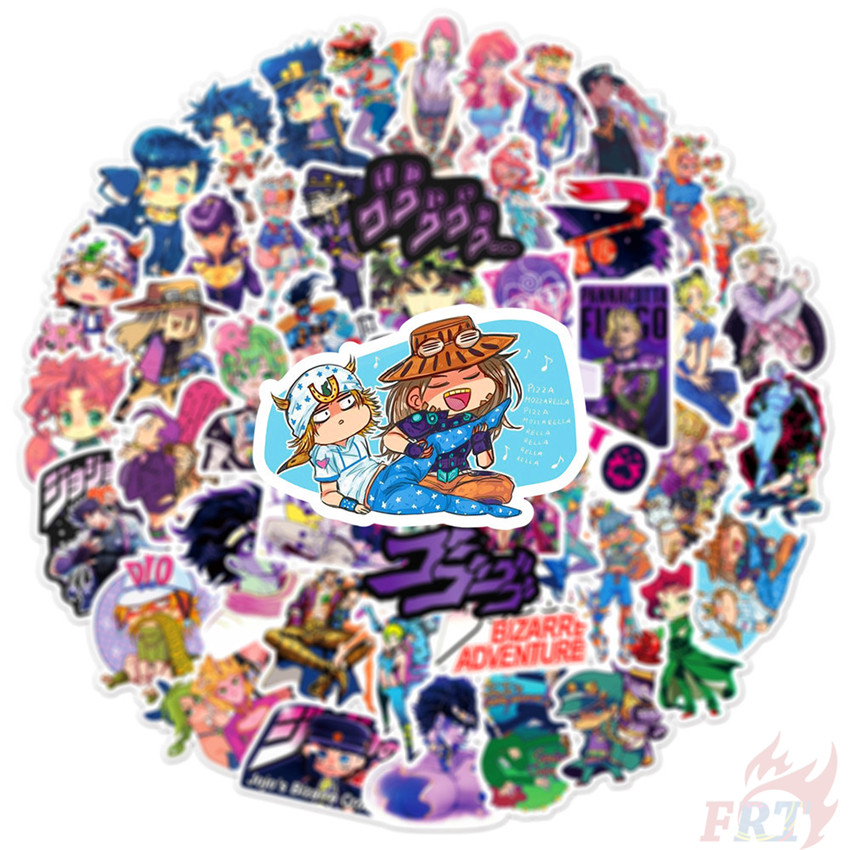 ❉ JoJo's Bizarre Adventure - Series 05 Stickers ❉ 50Pcs/Set Anime Fashion DIY Decals Doodle Stickers