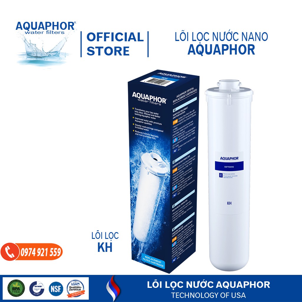 lõi lọc số 2- lõi lọc KH-lõi xử lí kim loại nặng-bình lọc nước Aquaphor