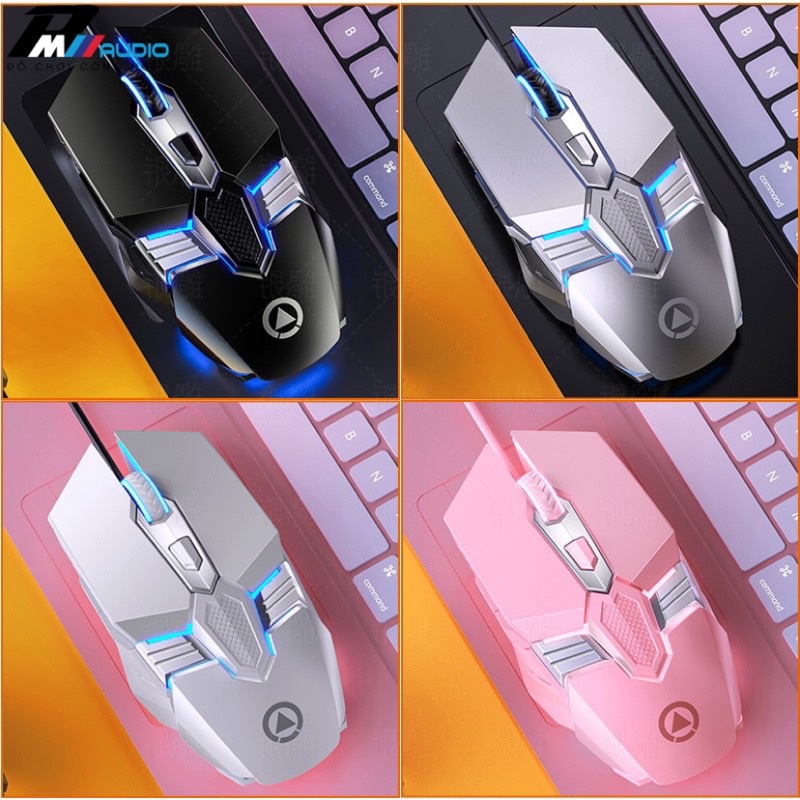 Chuột Gaming máy tính,laptop có dây  G12 LED RGB Tự đổi màu phong cách Gaming Esport 6 nút bấm-Bảo Hành Lỗi 1 Đổi 1