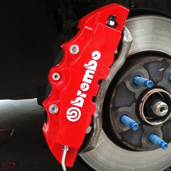 heo brembo ốp phanh gắn xe ô tô bộ 2 chiếc trang trí bên ngoài ô tô lazang 13-19 inch