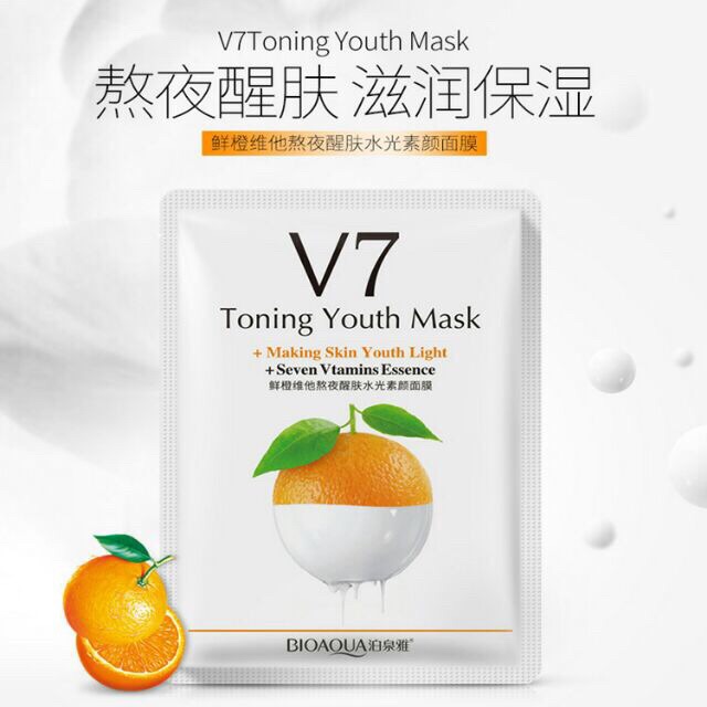 Mặt nạ BIOAQUA V7 Toning Youth Mask