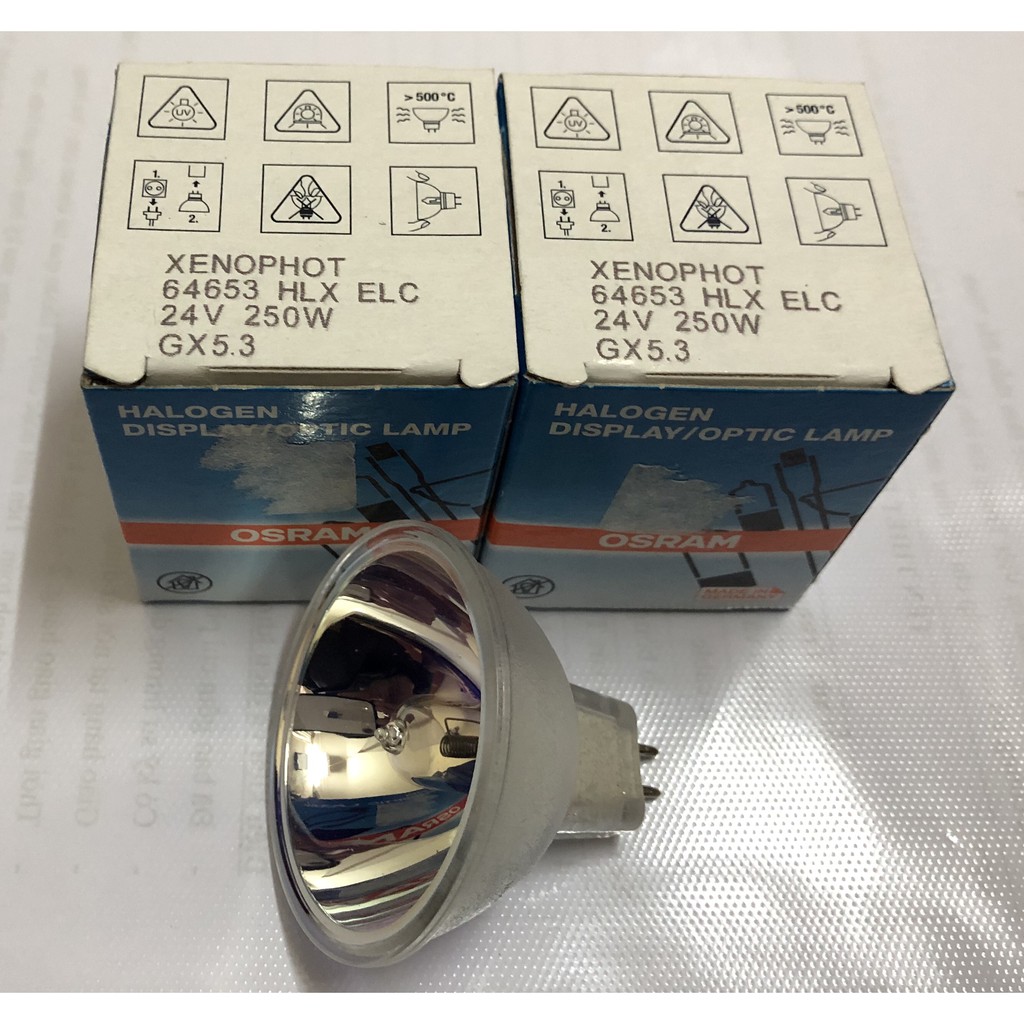 Bóng đèn Halogen 24V-250W Osram (Bóng chén)