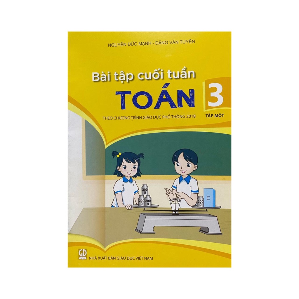 Sách - Bài tập cuối tuần toán 3 tập 1 ( Theo chương trình giáo dục phổ thông 2018 )
