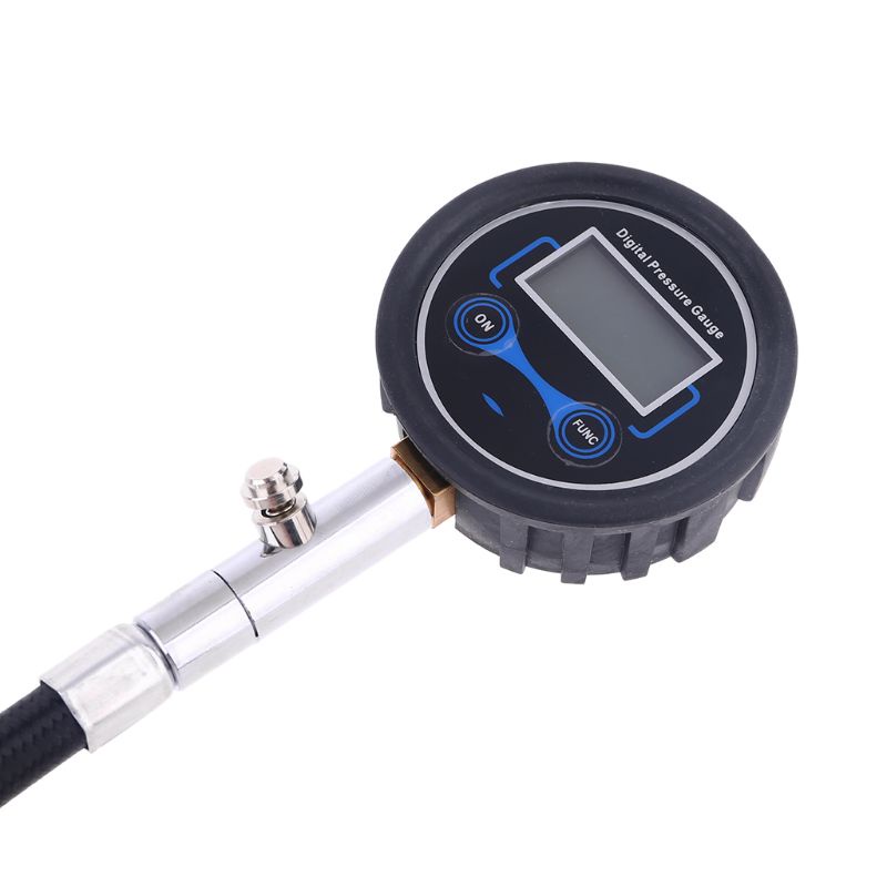 Đồng Hồ Đo Áp Suất Không Khí Với Ống Cao Su Và Đầu Nối Nhanh
