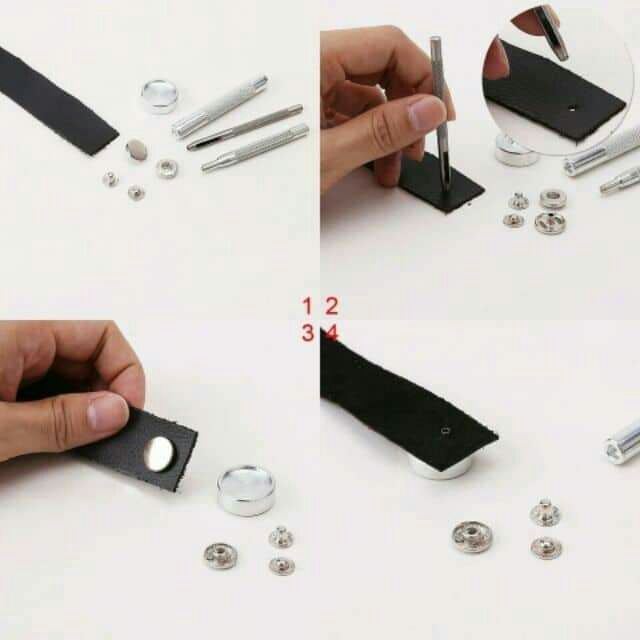 Cúc bấm 4 chi tiết 15 li  loại đẹp