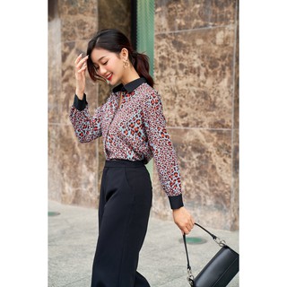 Áo Sơ Mi Nữ Tay Dài Lụa Beo Amanda
