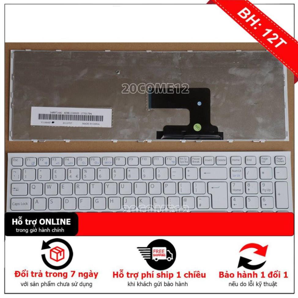 [BH12TH] Bàn Phím Laptop Sony Vaio EL EH VPCEH VPC-EH VPC EH PCG-91211L pcg71b11n 71c11w CAO CẤP NEW 100%