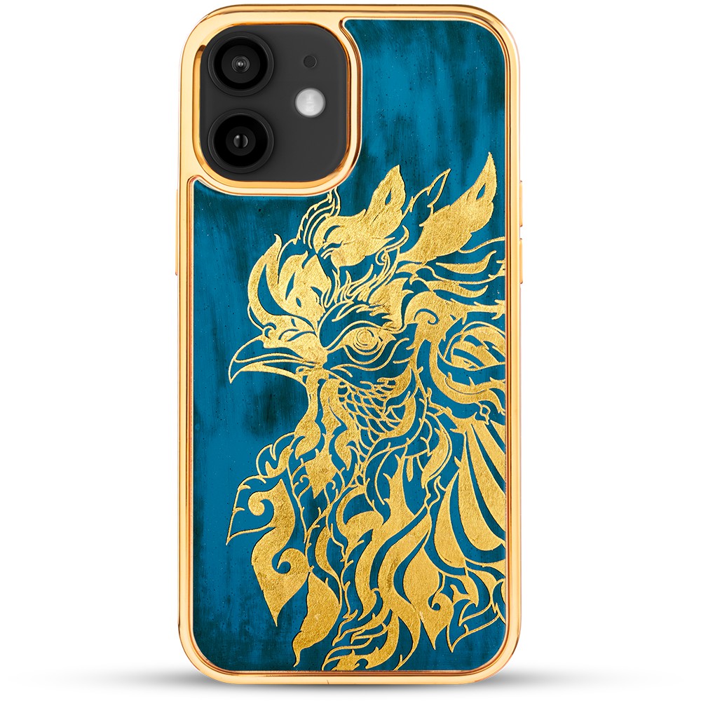 Ốp điện thoại cho iPhone 12 / 12 Pro / 12 Pro Max mẫu Mão Nhật Kê thương hiệu La Sonmai