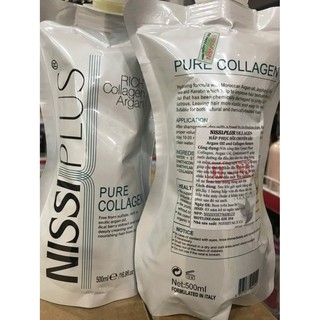Mặt Nạ Hấp Siêu Phục Hồi Nissi Plus Collagen 500ml