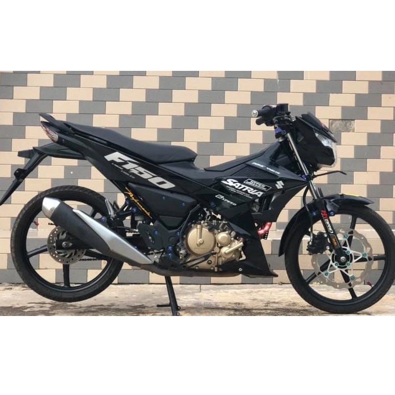 Tem Rời Satria F150 Xám Đen 2018