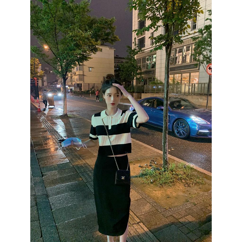 Áo polo Ngắn Tay Kẻ Sọc 8852 #