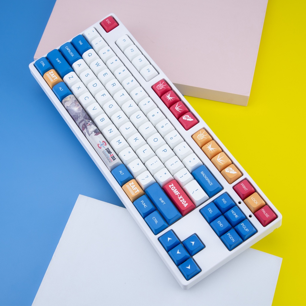 PBT keycap XDA Cấu hình 139 Phím Nhuộm thăng hoa Bố cục ANSI cho Bàn phím cơ Công tắc Cherry MX