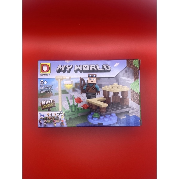 Lego Minecraft khối vuông, mô hình lego lắp ráp minecraft, lắp ghép