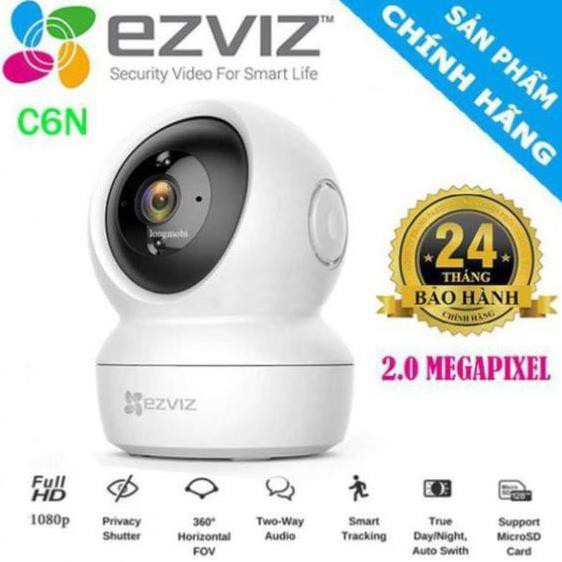 Camera Wifi Ezviz C6N (CS-CV246) 1080P 2Mp - Camera Không Dây, Quay Quét 360 độ hỗ trợ Đàm Thoại 2 Chiều