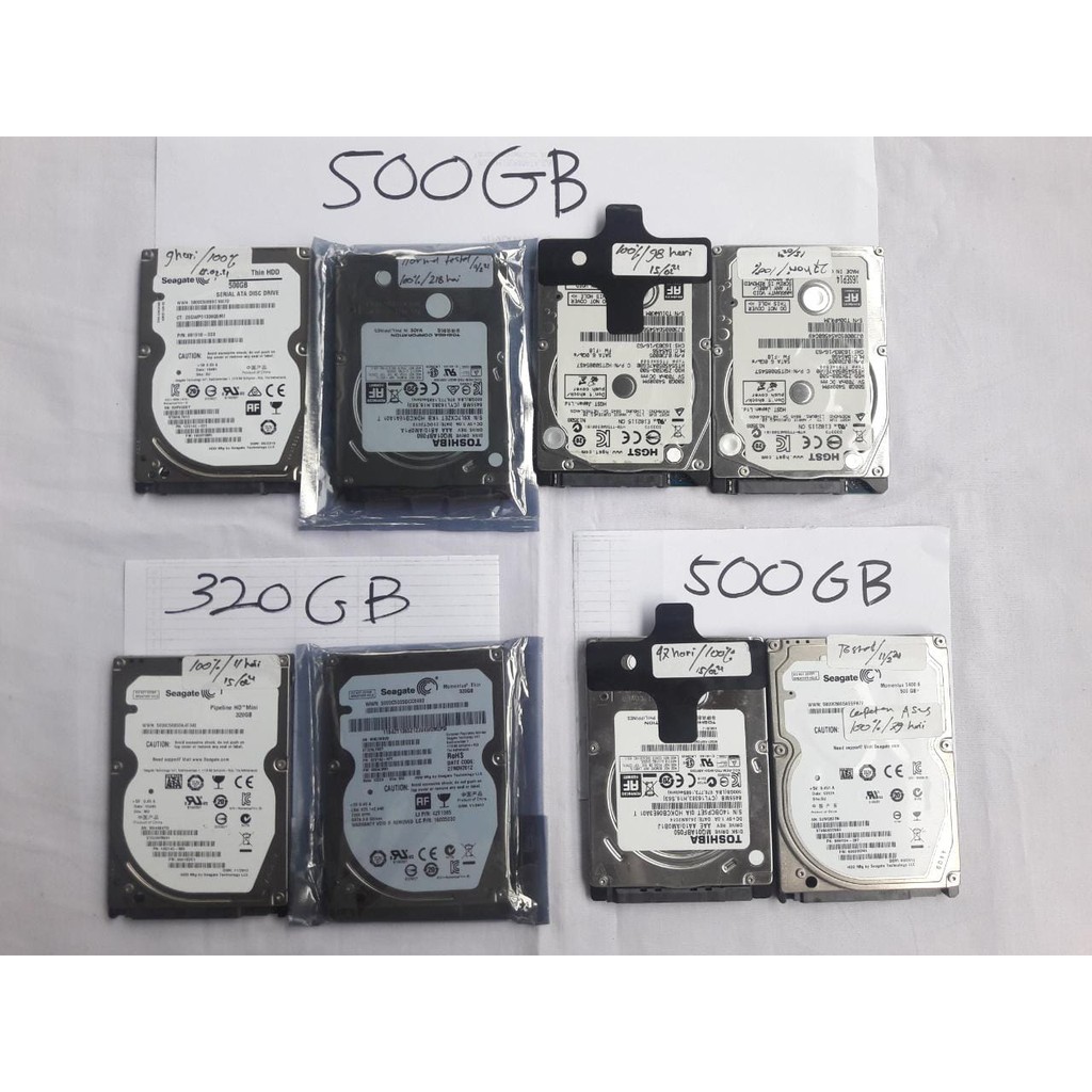 Ổ Cứng Laptop 500gb Normal Used