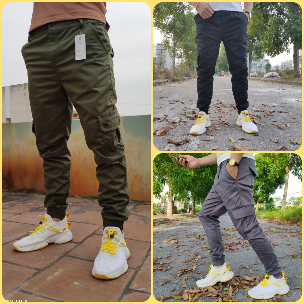 Quần JOGGER KAKI nam, phong cách, năng động, trẻ trung quần nhiều túi hộp size M, L, XL, XXL, XXXL