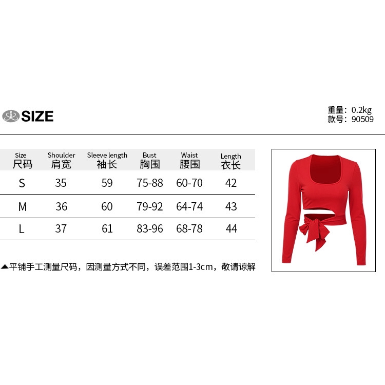 Fashion Women Slim Plain Ribbon Knot Hollow Top Scoop Neck Long Sleeve Street Tshirt | BigBuy360 - bigbuy360.vn