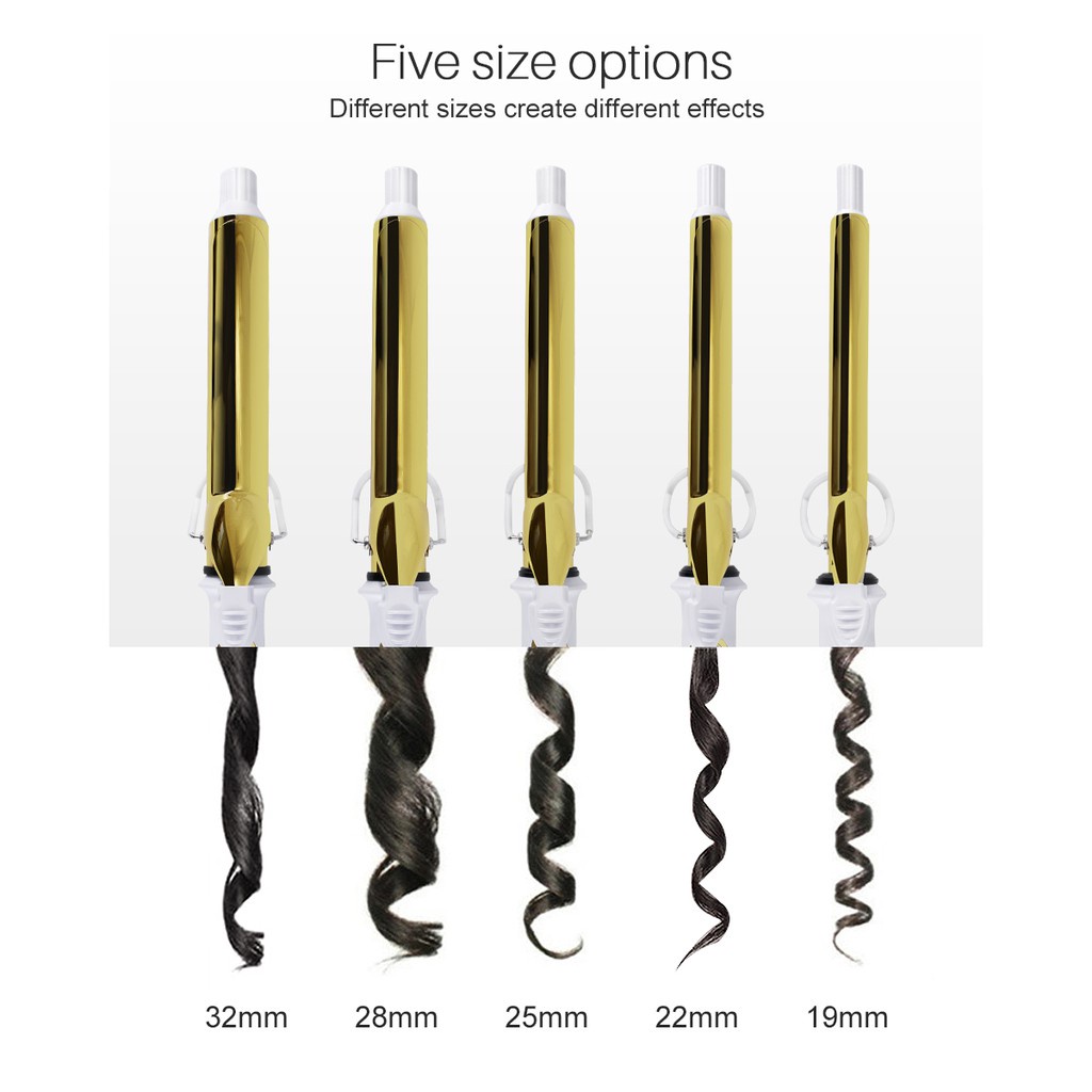 Máy uốn tóc UBEATOR điện sử dụng nhiệt tạo kiểu nhanh chóng lâu bền 19-32mm tùy chọn tiện lợi