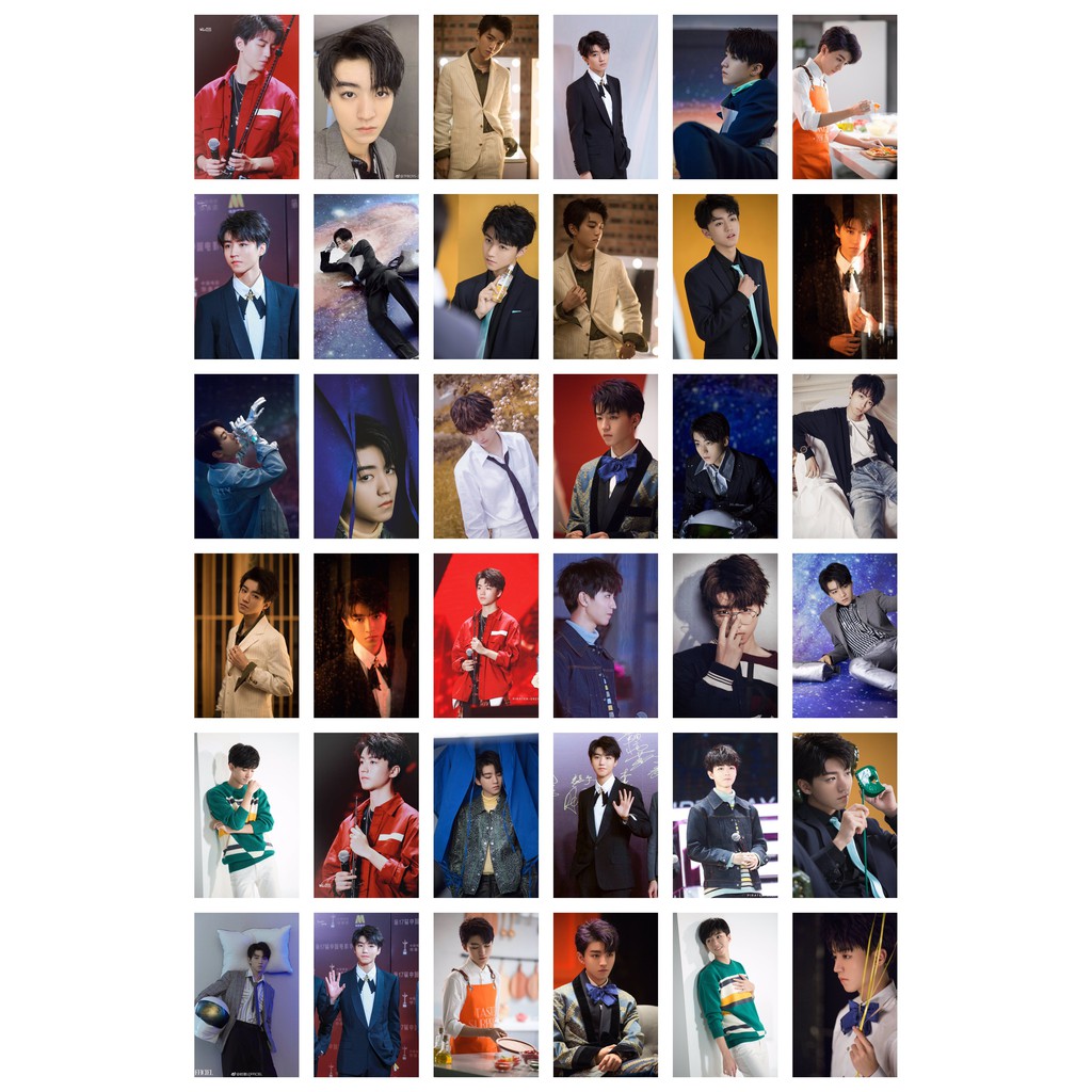 Lomo card 180 ảnh thành viên TFBOYS - Vương Tuấn Khải - Karry Wang